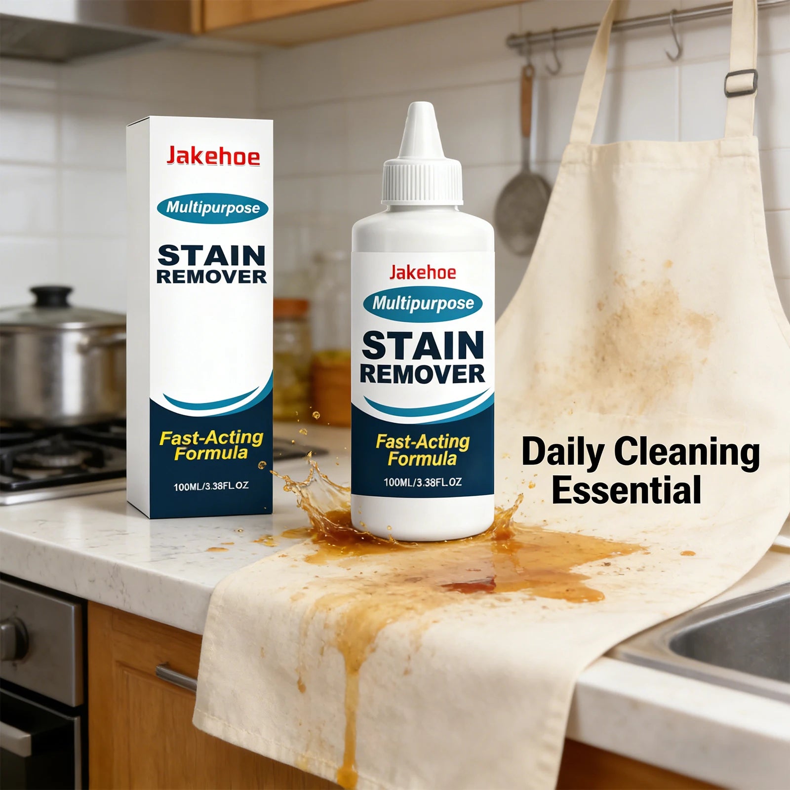 Fabric Clothes Cleaner Removing Stubborn Stains & Yellowing Eliminate Odors Bleached Decontamination Laundry Cleaning Detergent Qme