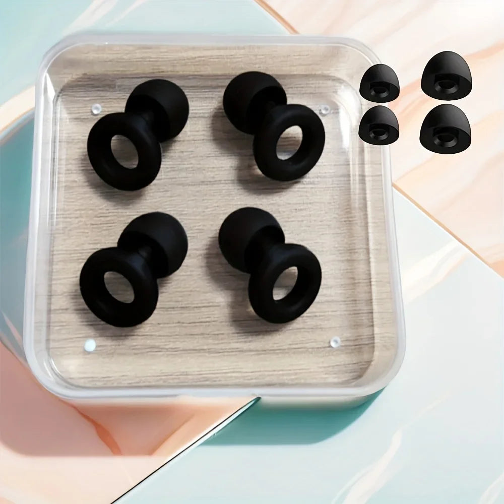 Soft earplugs, suitable for sleep, swimming, traveling and bathing - ergonomically designed earplugs that fit comfortably Qme