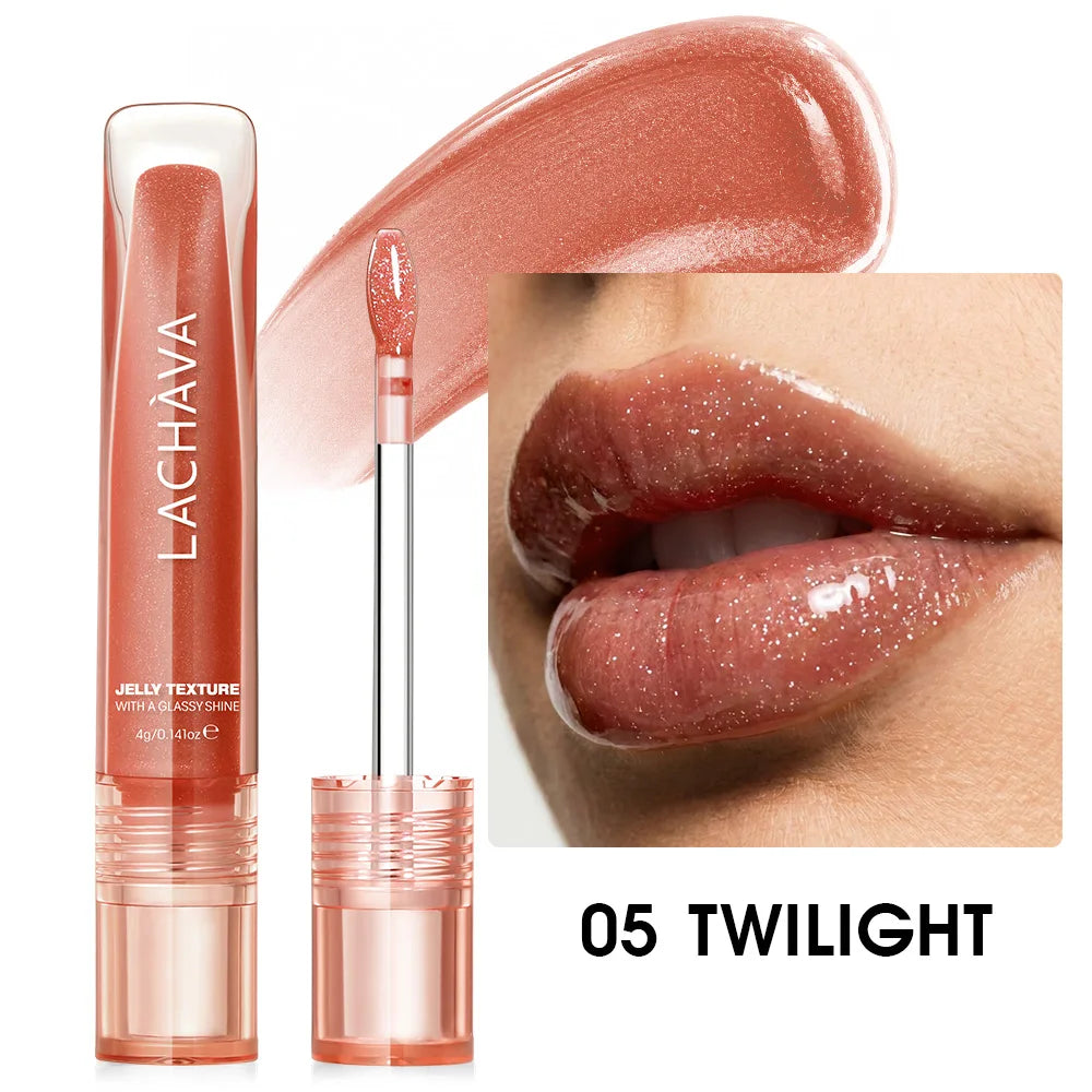 Jelly Lip Oil Gloss Glassy Shine Moisturizing Long Lasting Non-sticky Qme 05