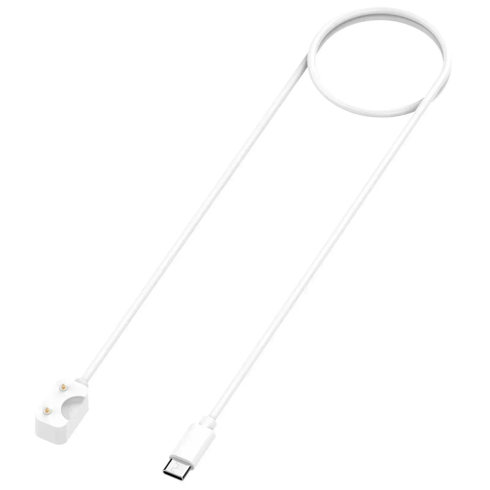 50CM/100CM For Samsung Galaxy Fit 3 Charger Watch Adapter USB / USB C Charging Cable Cord Magnetic For Samsung Galaxy Fit 3 Qme White TypeC-100cm