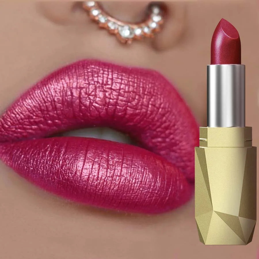 Sexy Glitter Plumping Metallic Lipstick Moisturizer Lip Oil Qme 110