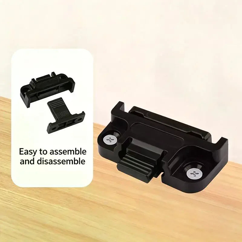 Furniture Panel Connector Quick Joining Fixing Clip 10 Pieces Quick Release Furniture Clip For Wardrobe Kitchen Cabinet Bathroom Qme
