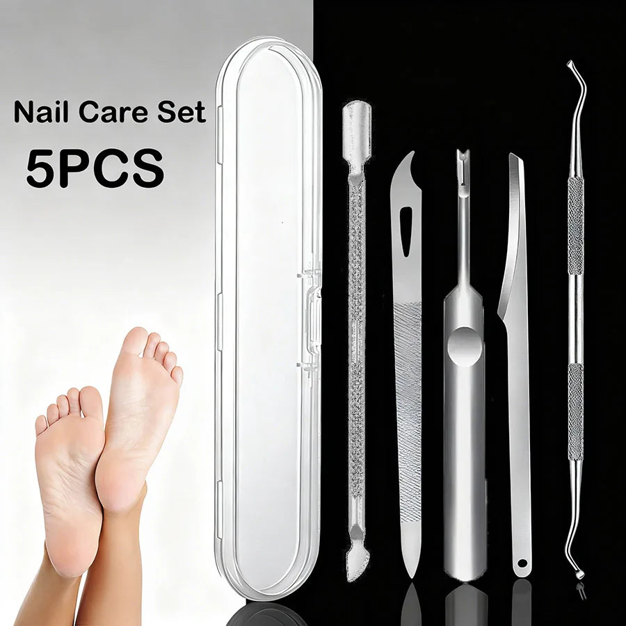 Nail Professional Stainless Steel Cutter Scissor Nippers Muti Qme 5pcs-box