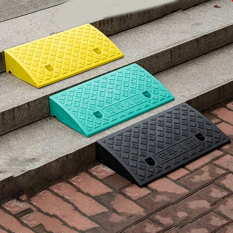 Plastic Kerb Ramp Non-slip Threshold 30 40 Height Cars Bicycles Qme