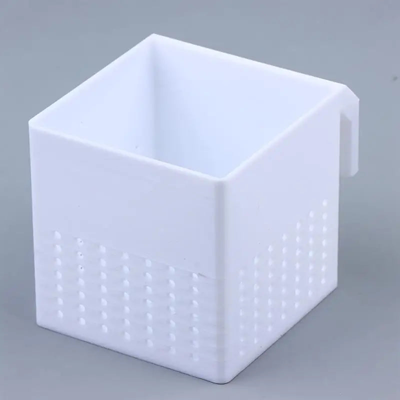 Freshwater Saltwater Fish Tank Water Exchanger Anti Vortex Prevent Qme White