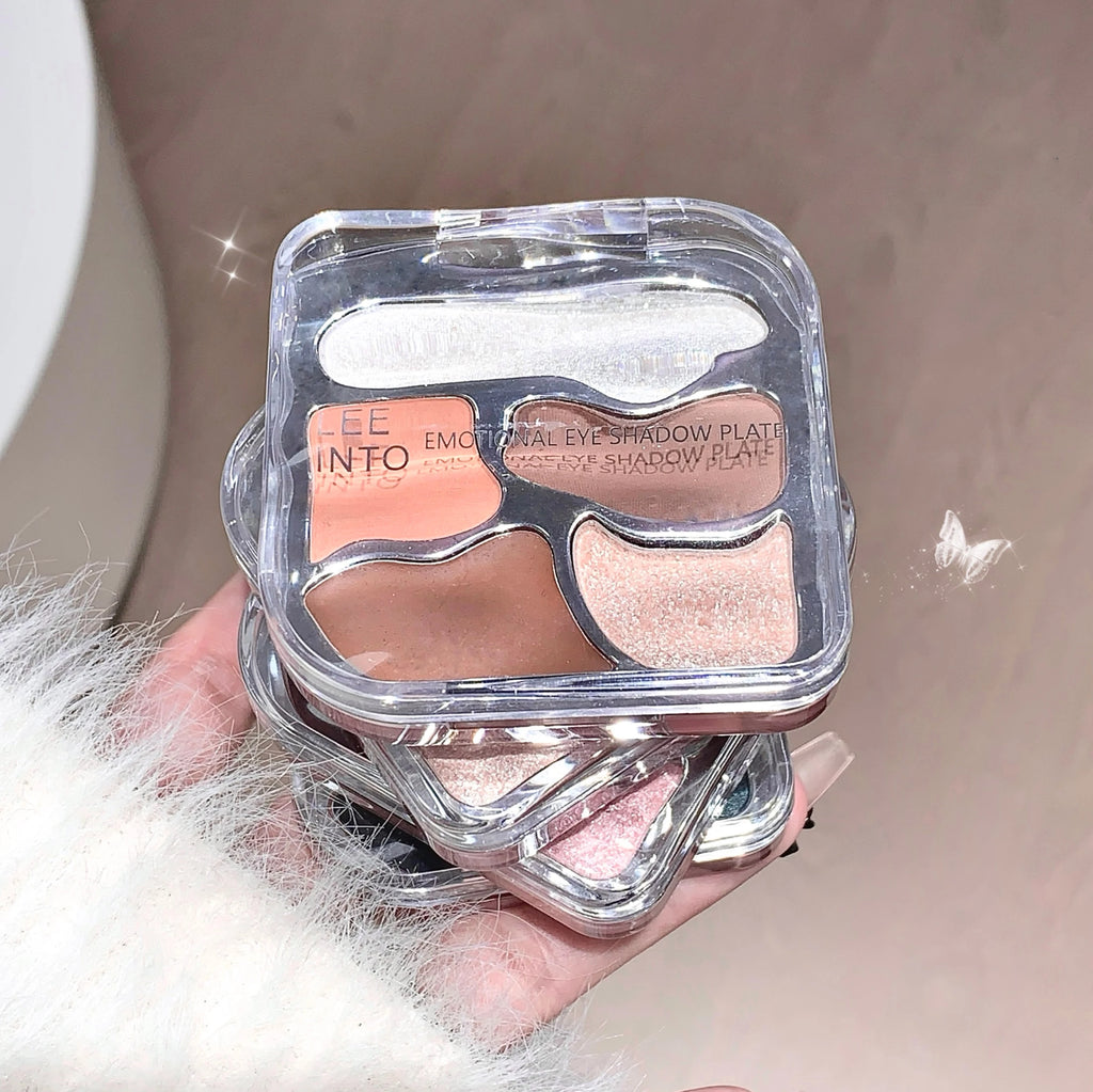 LEEINTO Five-color Comprehensive Eye Shadow Palette Matte Highlight Qme