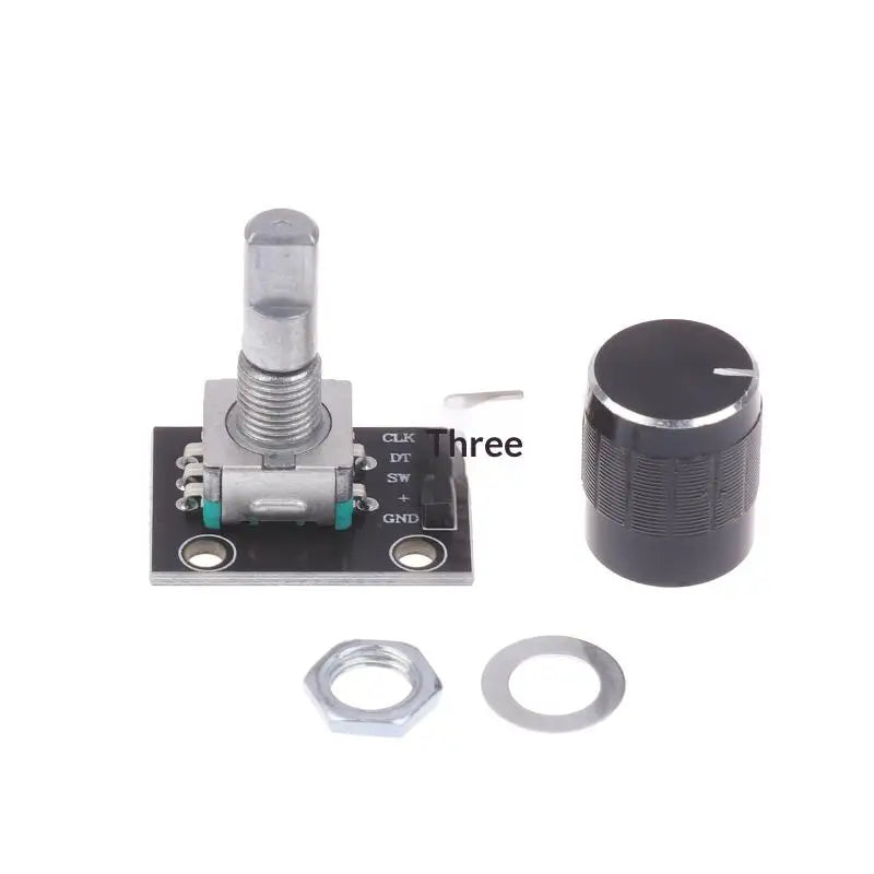 KY-040 360 Degree Rotary Encoder Module With Push Button 20 Pulse 5VBrick Sensor Modules For Or DIY Electronics. Qme