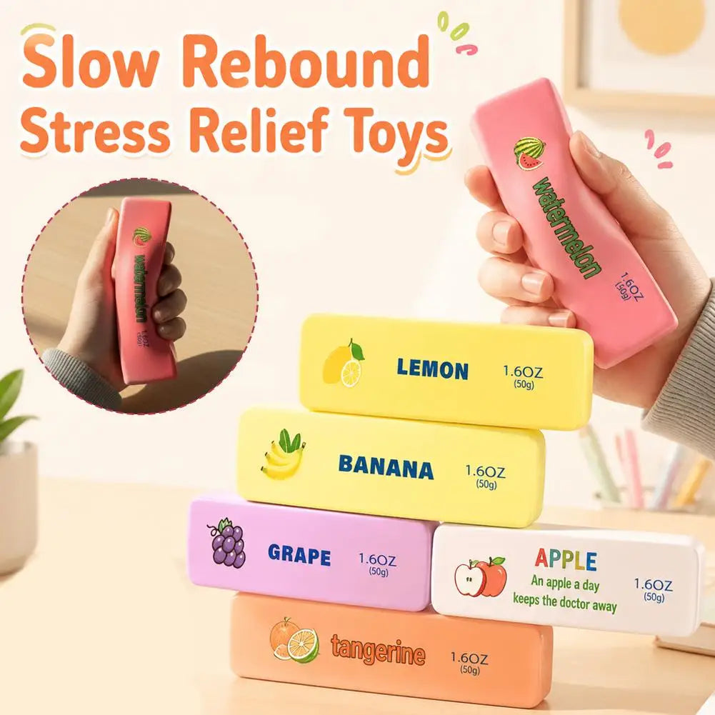 Butter Stick Fidget Toys PU Slow Rebound Squeeze Toy Funny Qme
