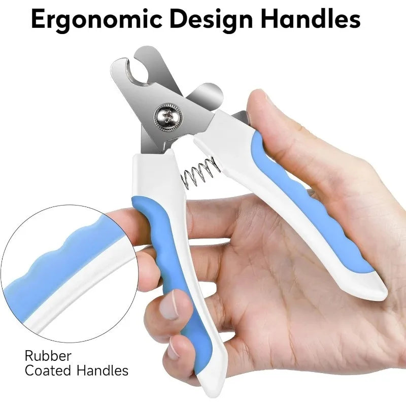 Professional Pet Nail Clippers Safety Guard Prevent Overcutting Qme