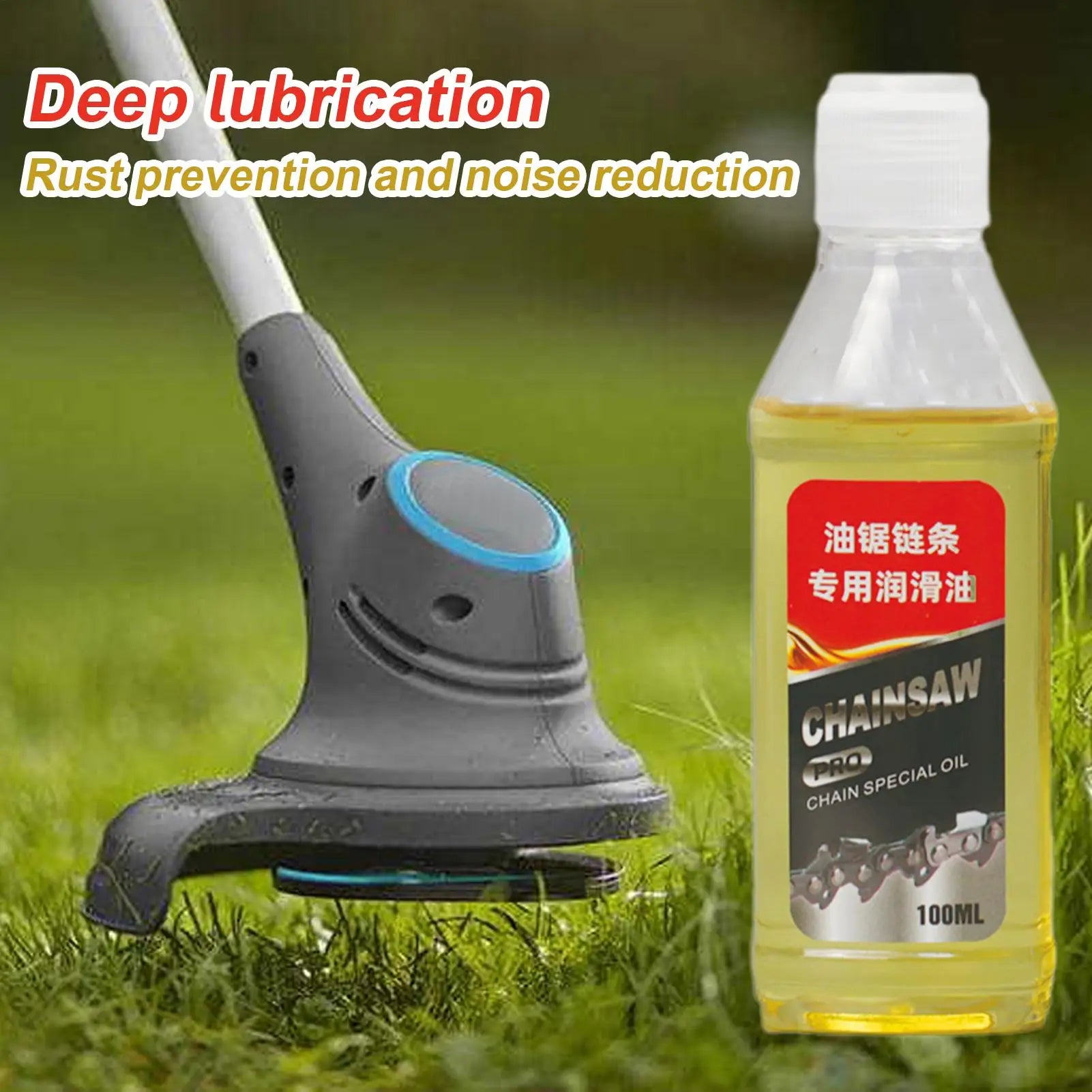 Chainsaw Oil Chainsaw Oil For Chain 100ml Synthetic Solvent Rustproof Deep Penetrating Lubricant For Hedge Trimmer Hydraulic Qme