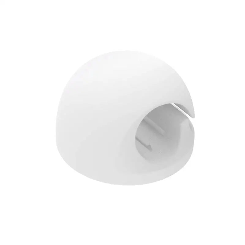Self-adhesive Silicone Pen Holder Anti-slip Anti-loss Organizer Qme White Single hole