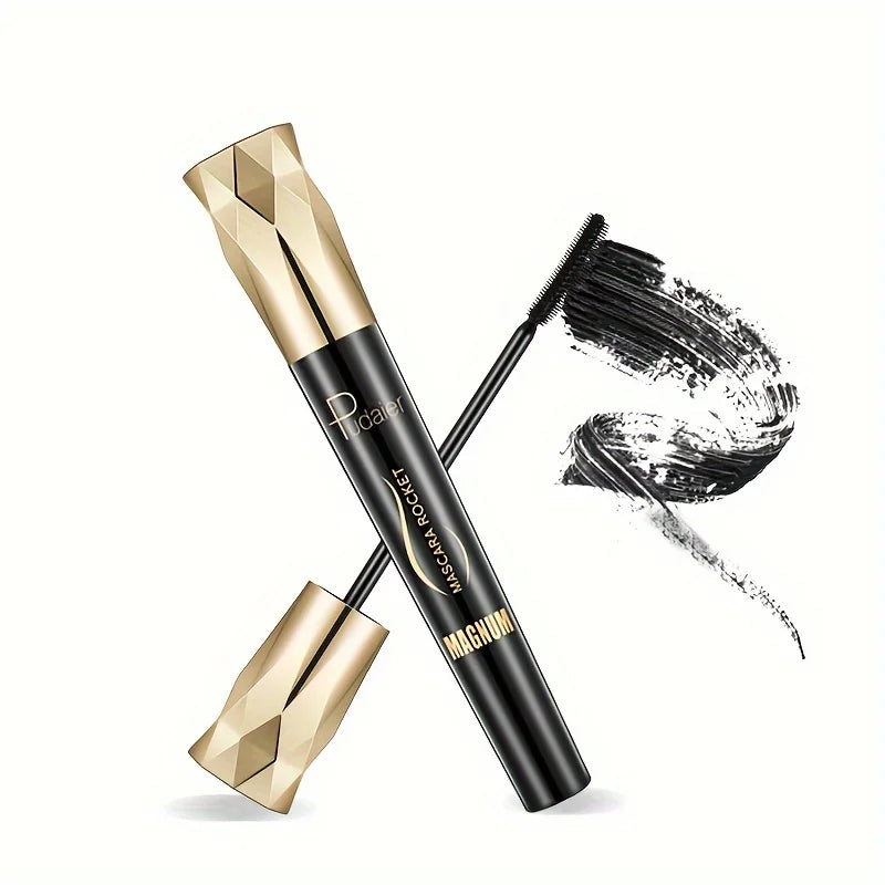 Pudaier Fiber Lash Mascara Waterproof Smudge-proof Long-lasting Black Qme