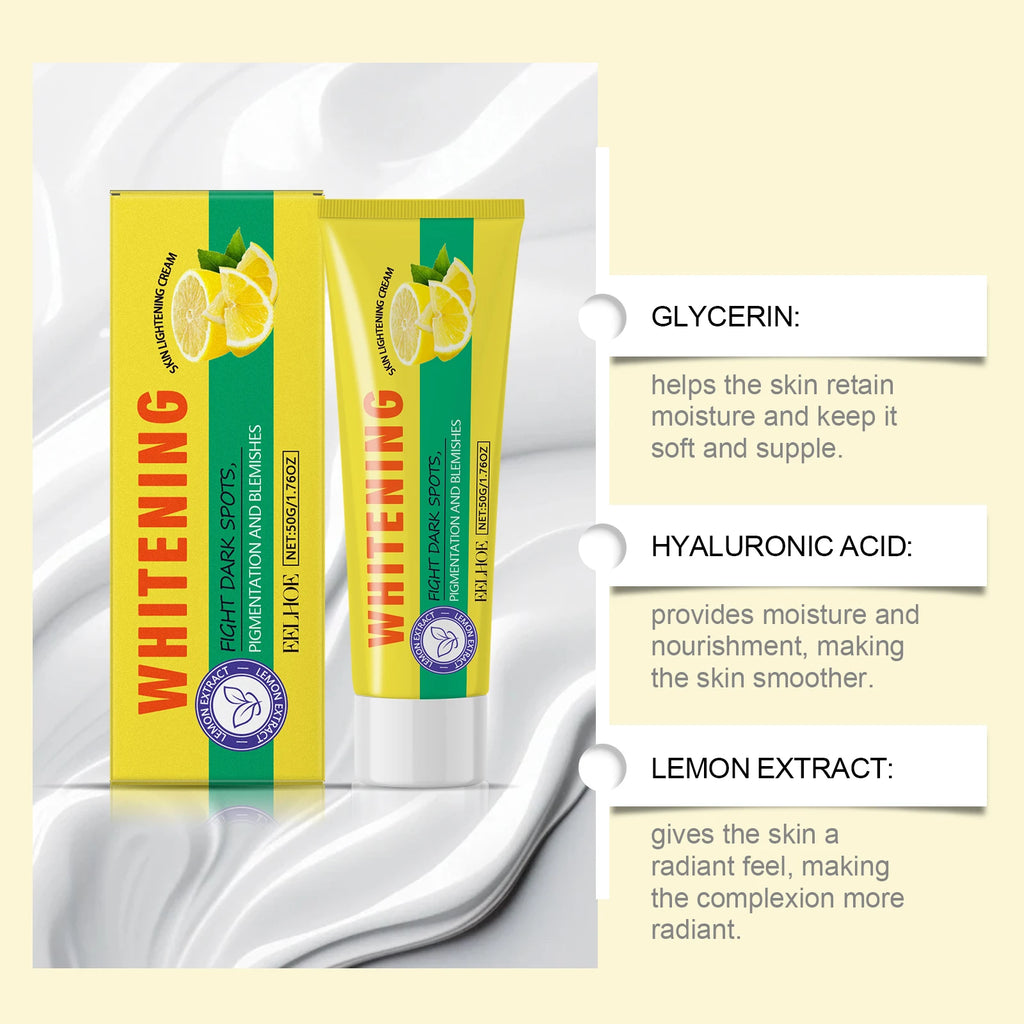 Lemon Brightening Body Lotion Gently Moisturizes Dry Skin Even Skin Tone Whitening Nourishing Lightening Body Cream Qme