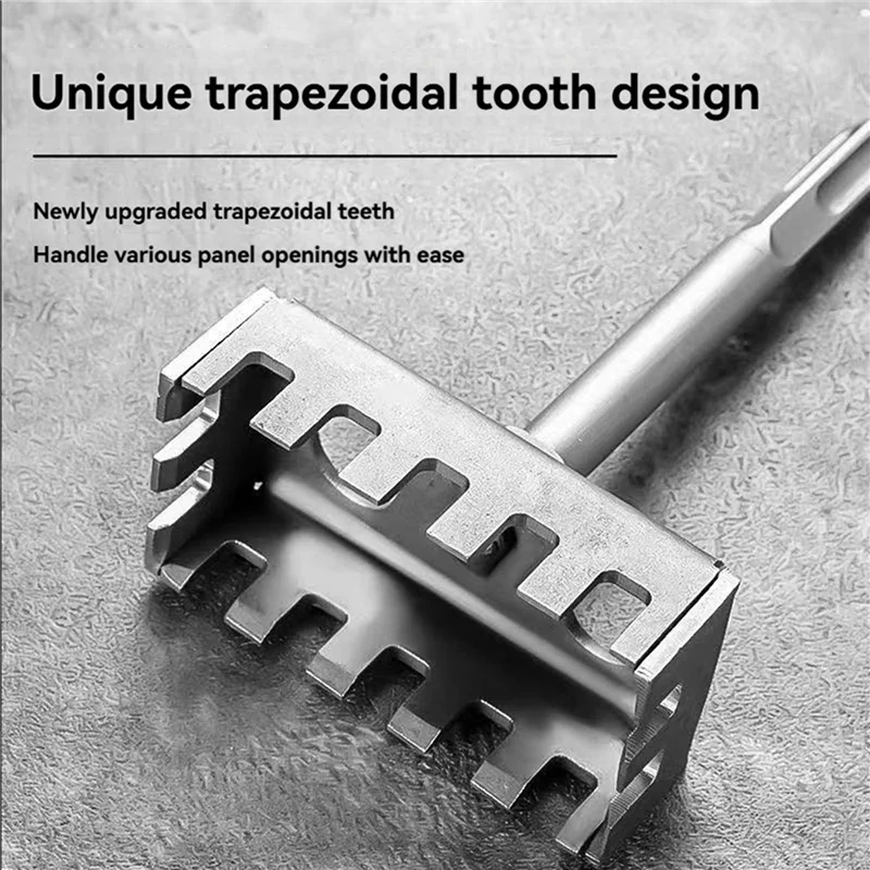 A02F-2X Square Hole Cutter For 86-Type Box Electric Hammer Hole Expansion Electrician Wall Socket Slotting Installation Qme