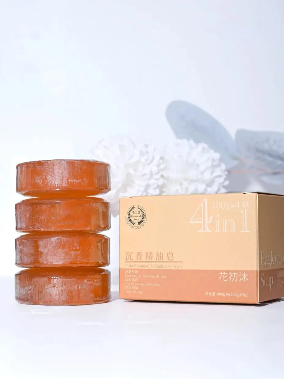Agarwood Essential Oil Soap Natural Essence Cleansing Bath Fresh Qme
