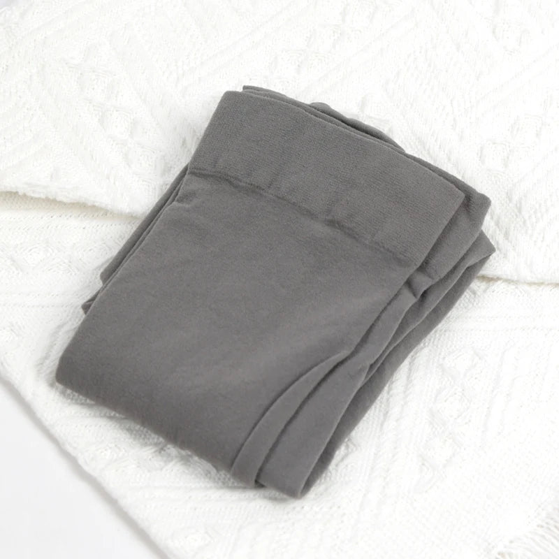 Women Colorful Sexy Pantyhose Lolita Candy Colors Kawaii Lady Qme GRAY One Size