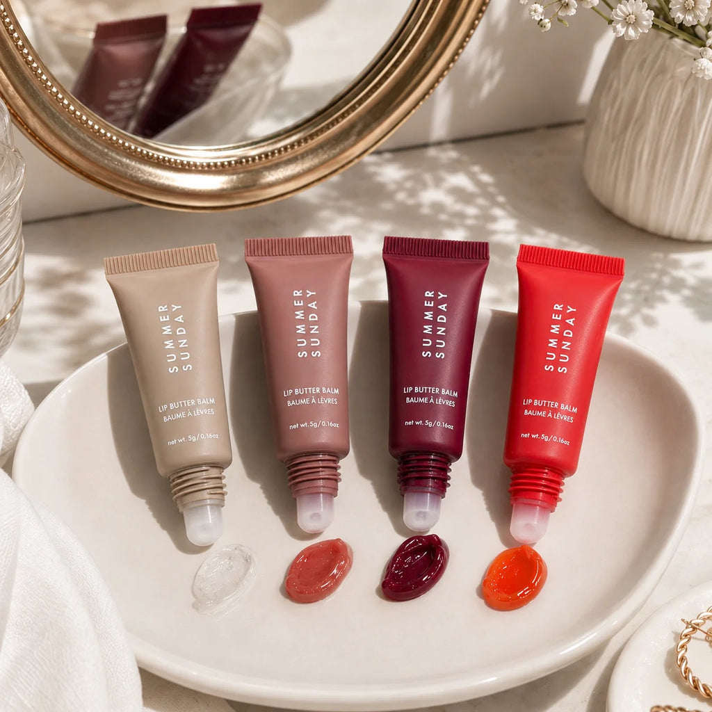 4PCS Glitter & Clear Lip Gloss Bundle Shimmer High-Shine Hydrating Lip Oil Set Plumping Glass Lip Makeup For Party， Lasting Shim Qme