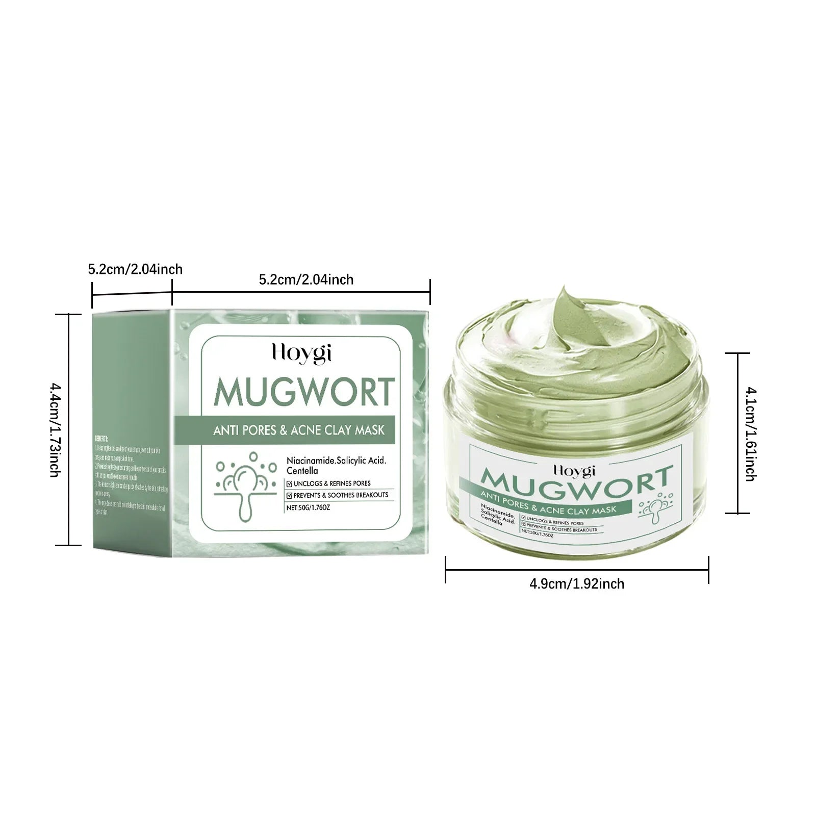 Face Clean Mask Pore Shrinking Oil Control Deep Cleansing Exfoliating Acne Treatment Moisturizing Blackhead Remover Mud Mask Qme