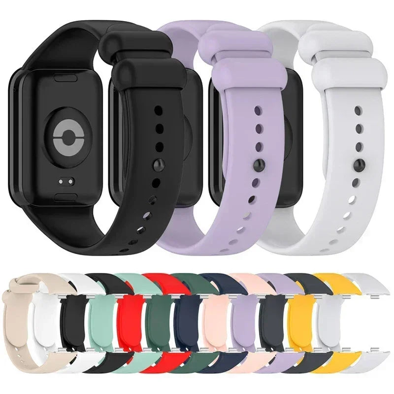 Strap+case for Xiaomi Mi Band 8 Pro Strap Smart Band Protective Case Silicone Wristband Bracelet for Miband 8Pro Qme