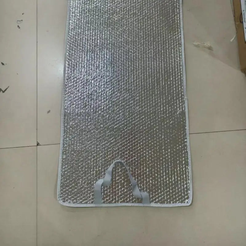 Outdoor Air Conditioner Cover Rainproof Sun Resistant Aluminum Foil Dust Cover With Elastic Band Lifting Loop Qme A12