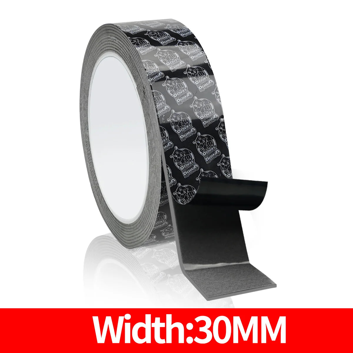 Double Sided Adhesive Tape, High Viscosity Car Fixed Adhesive, High Temperature Resistant, Waterproof No Marks,No Trace Adhesive Qme 30mmX2.5M 1.2mm