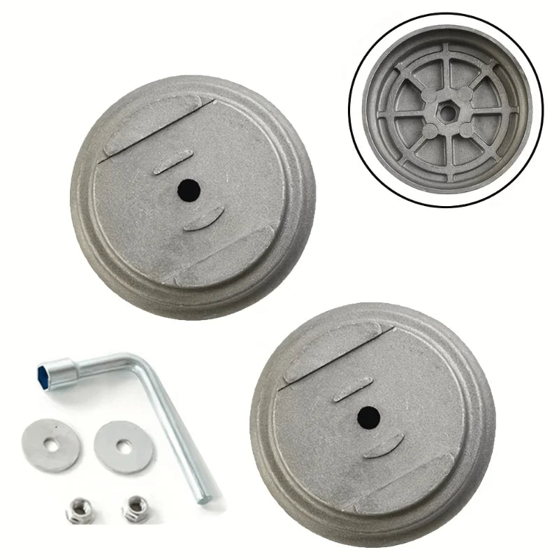 7pcs Electric Lawn Mower Blade Base Set, Sturdy Replacement Protective Cover, Gardening Tool Accessories Qme