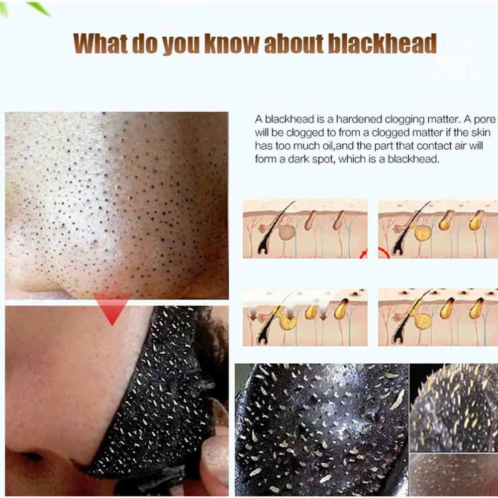 Tearable Face Mask Shrinking Pore Deep Cleaning Remove Blackhead Qme