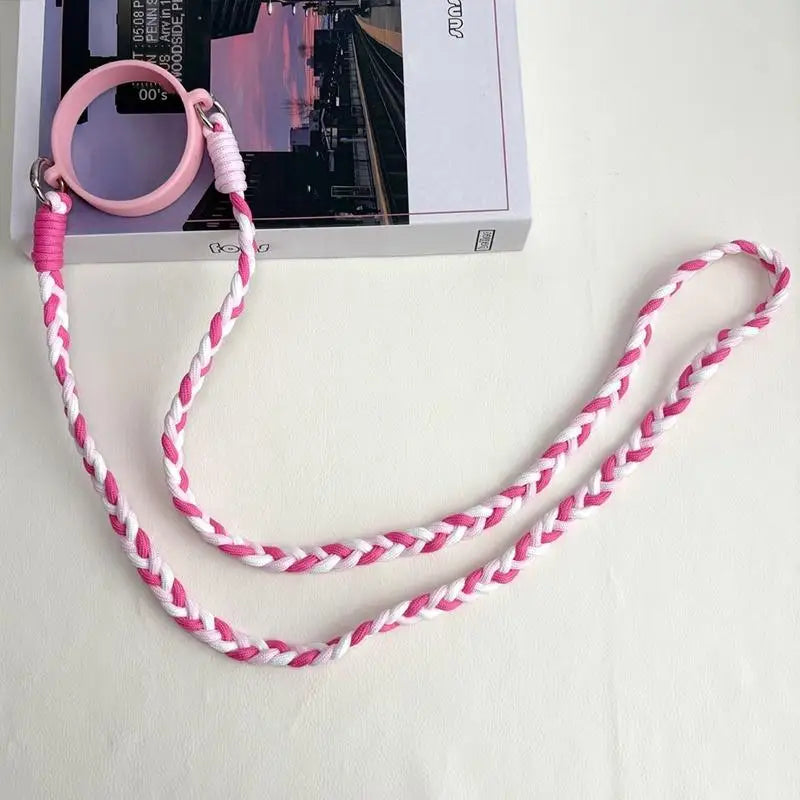 Braided Crossbody Strap Insulated Cups Water Bottle Shoulder Cup Qme B