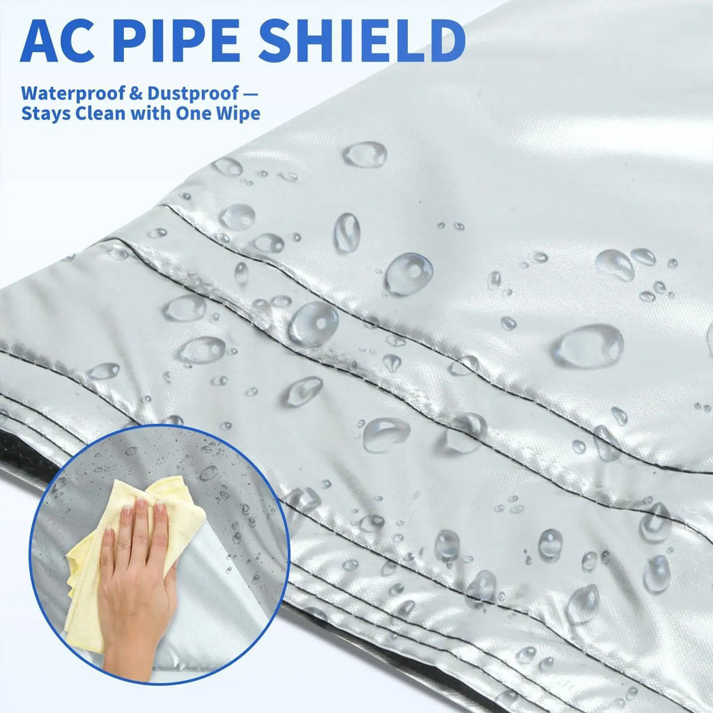 Portable Air Conditioner Hose Cover Insulation Heat-Resistant Hose Protective Sleeve AC Hose Duct Vent Cover Accessory Qme