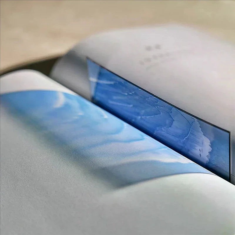 Unique Blue Sea Film Bookmark Featuring Stunning Sunrise Sunset Qme