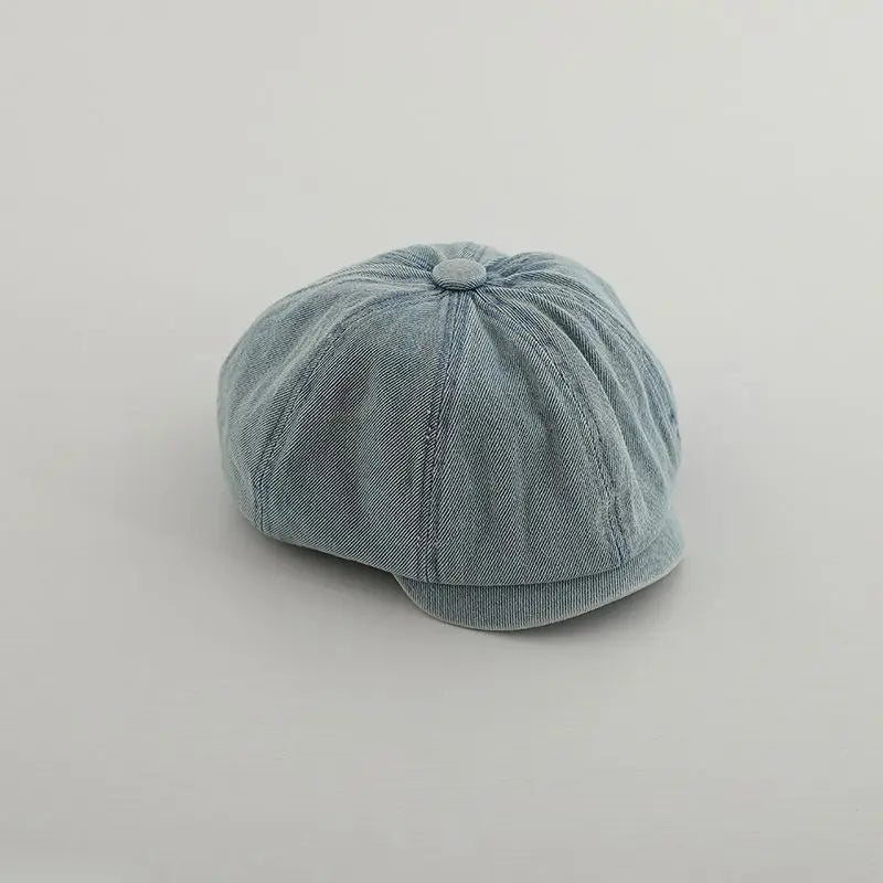 Kids Forward Cap Spring Autumn Baby Toddler Newsboy Hat Soft Cotton Qme SKY BLUE
