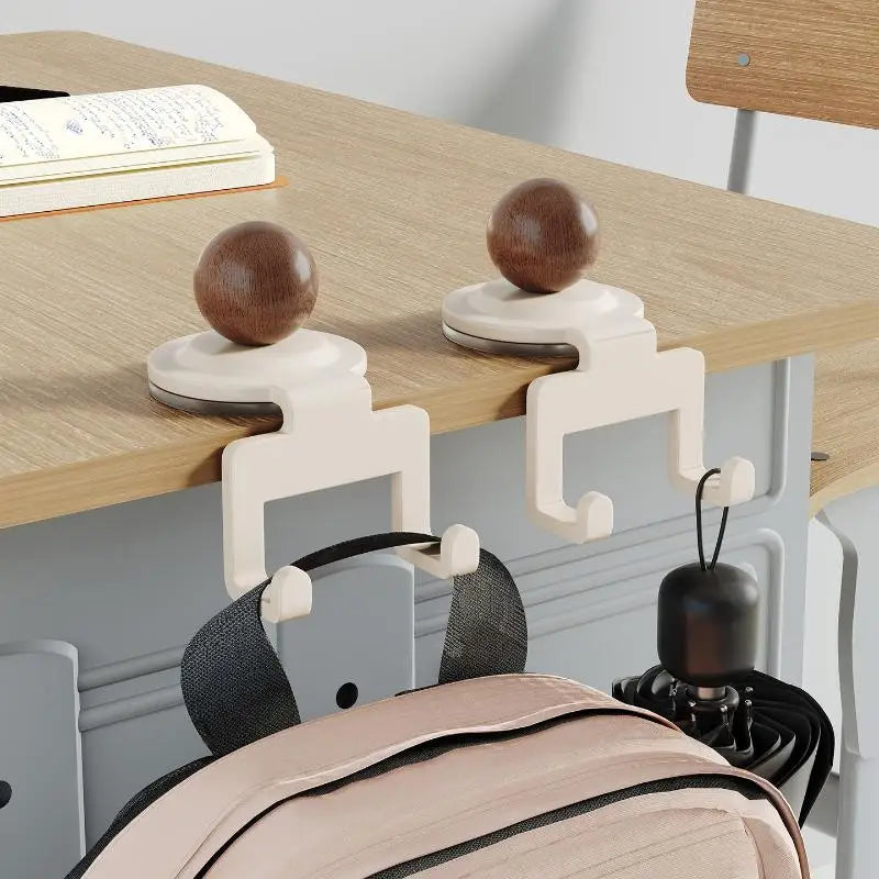 Multifunctional Storage Rack Headphone Holder Stand Schoolbag Qme