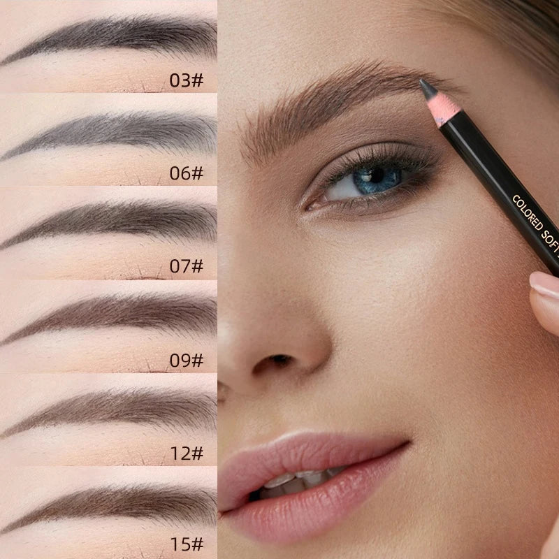 Waterproof Eyebrow Pencil Long Lasting Sweatproof No Fade Peel Off Qme