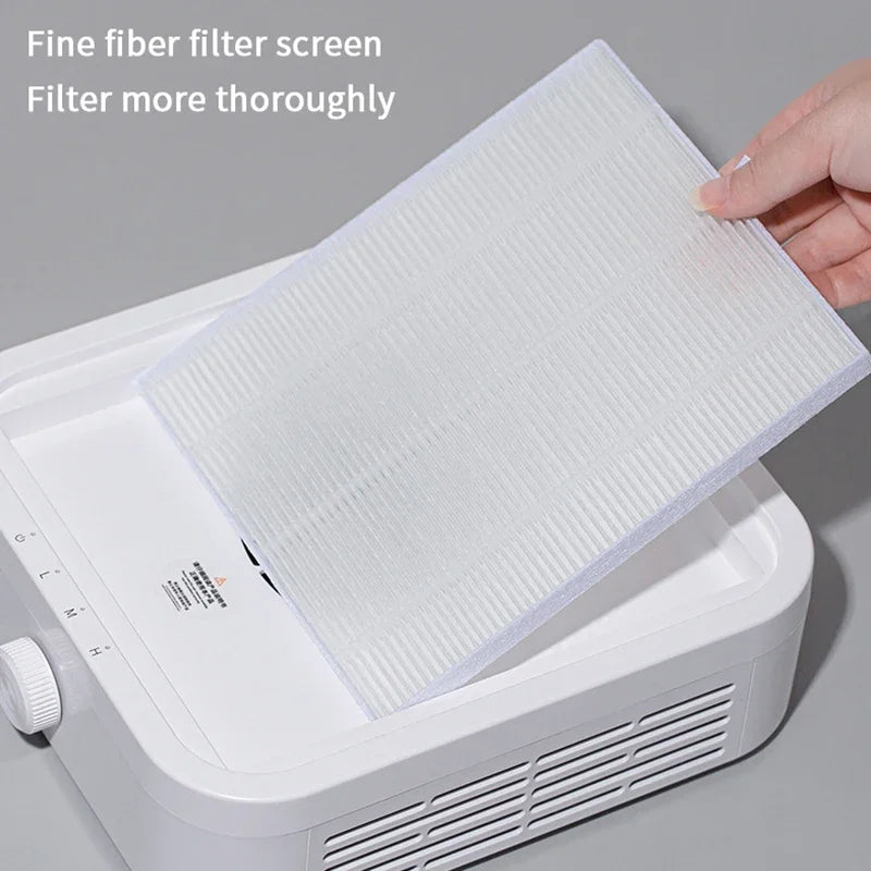 Nail Dust Collector Replacement Filter Vacuum Cleaner Manicure Screen Qme