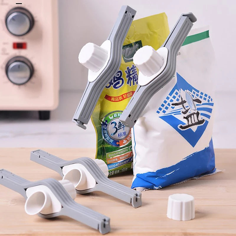 Screw Cap Sealing Clip Seasoning Bag Milk Powder Salt Snack Food Qme