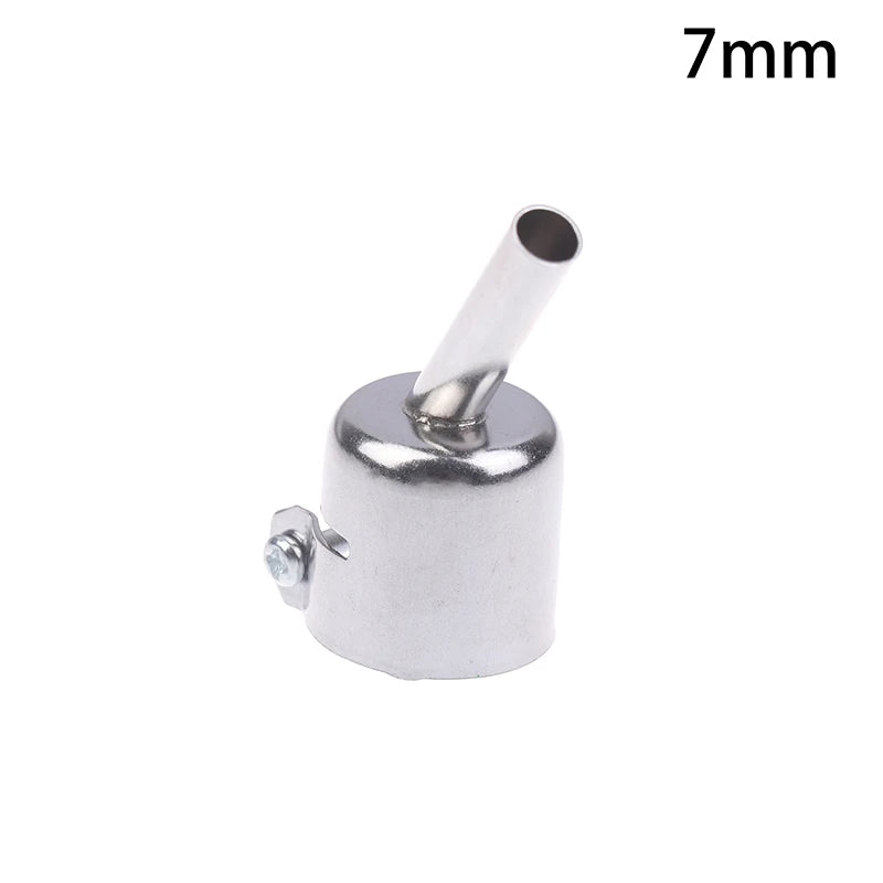 850 3/4/5/6/7/8/10/12MM Hot Air Nozzle 45 Degree Curved Angle Welding Nozzle For 850 Series Hot Air Rework Station Accessories Qme 7mm