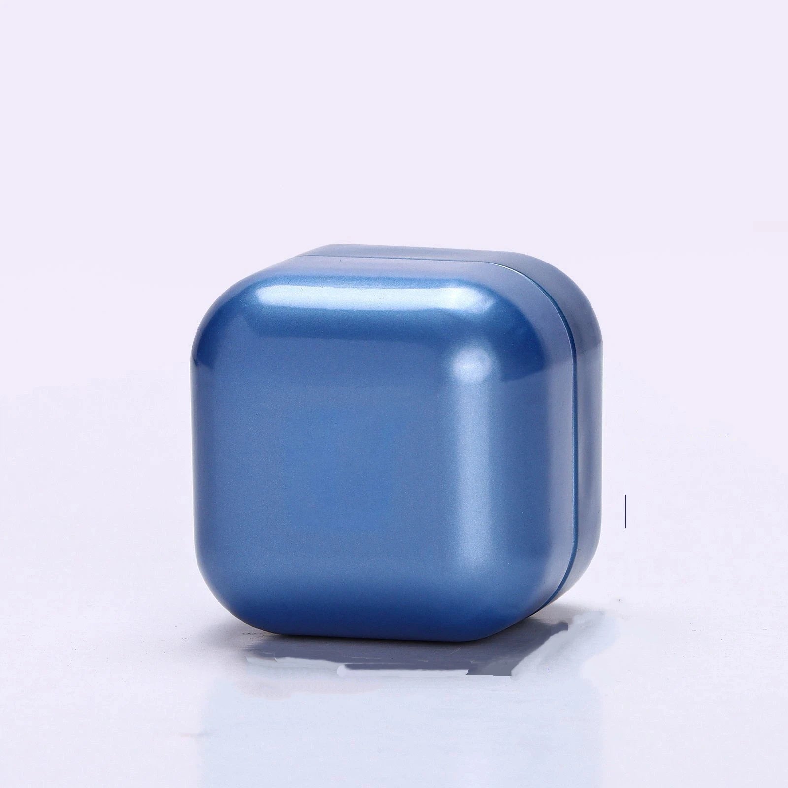 Jewelry Candy Small Storage Can Coin Earring Headphones Case Portable Qme Dark blue