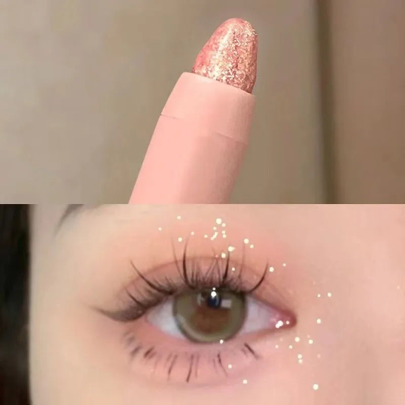 Lazy Eyeshadow Pen Single-ended Highlighter Pearlescent Shimmer Help Qme
