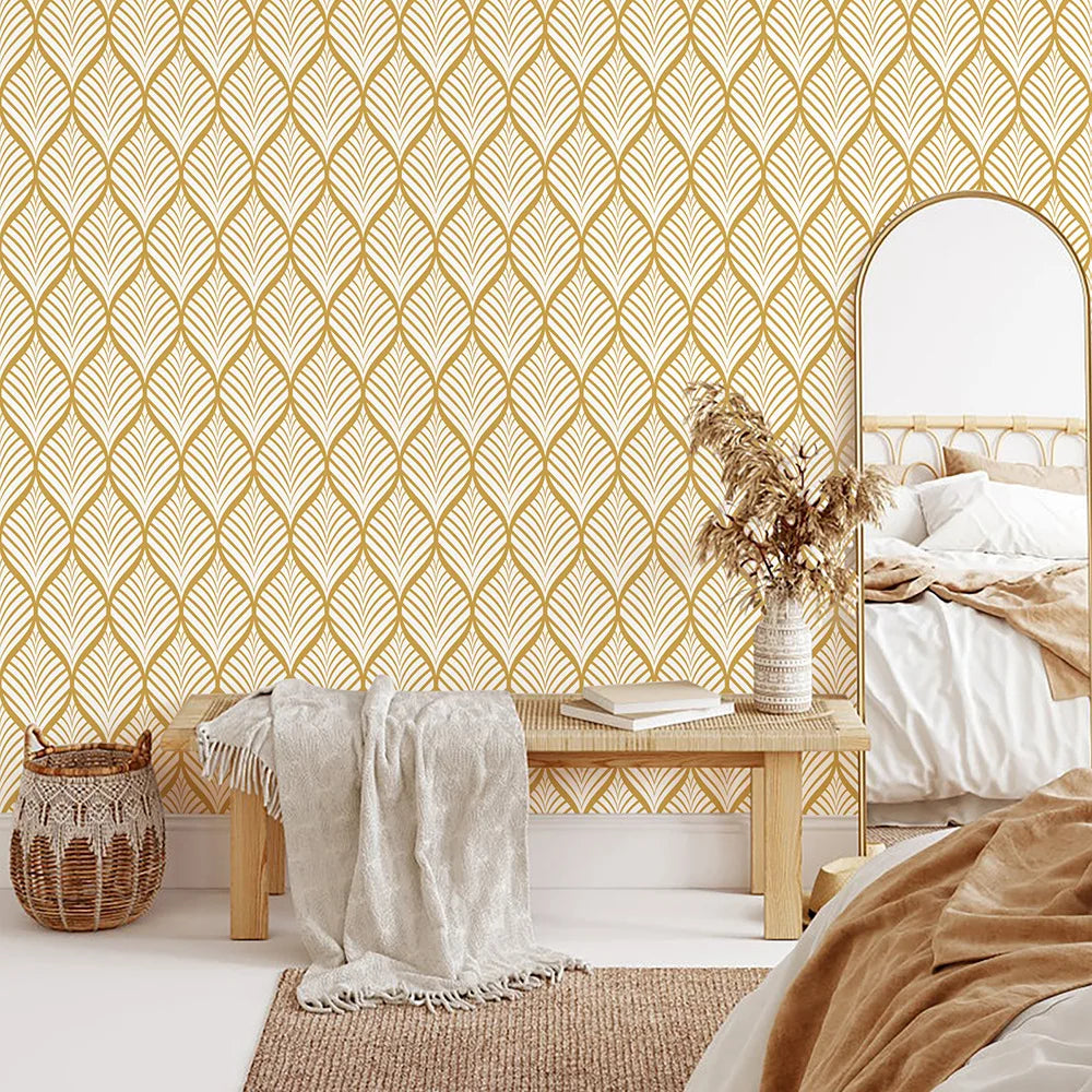 Modern Vinyl Wallpaper Peel Stick Boho Contact Paper Self Adhesive Qme