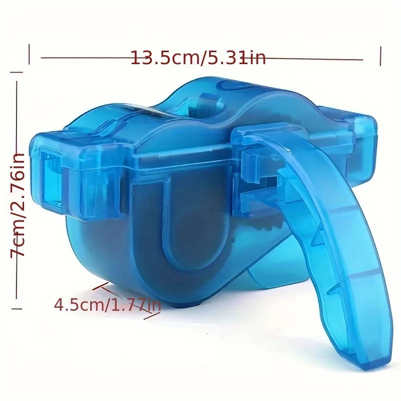 Portable Bicycle Chain Cleaner Bike Clean Machine Wash Tool Mountain Road Bike Cycling Cleaning Kit Qme