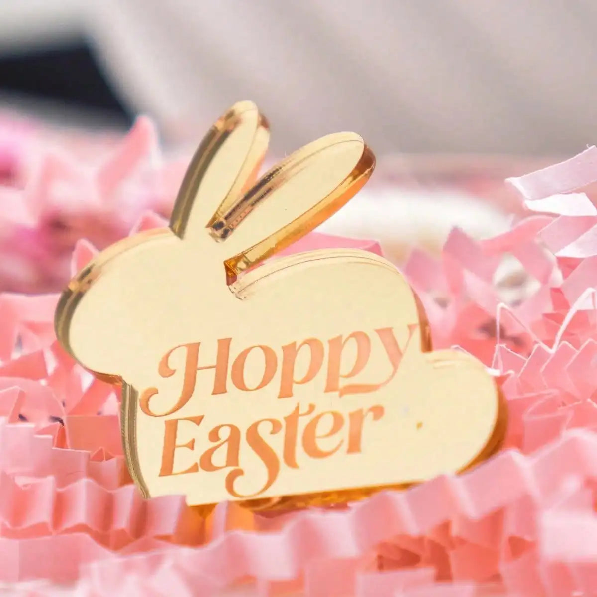 1PCBunny Easter Egg Happy Cupcake Topper Decor Party DIY Cake Dessert Qme B