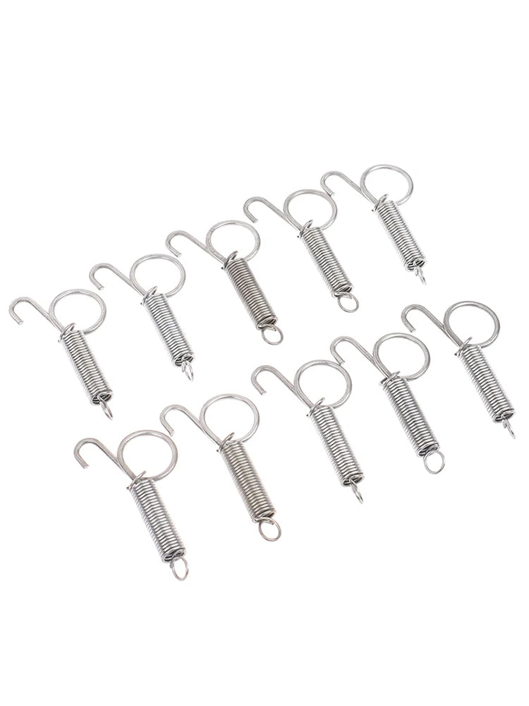 Rabbit Cage Door Tension Spring Hook Fixing Multipurpose Animal Qme 10pcs
