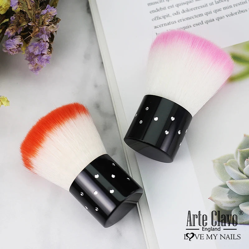 Arte Clavo Portable Nail Cleaning Brush Tools Remove Dust Powder Soft Qme