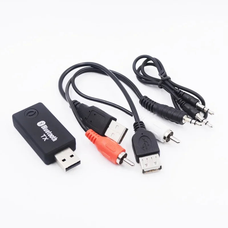 3.5mm Wireless USB Bluetooth Adapter 4.0 for PC Computer Speaker Wireless Bluetooth Music Audio Receiver Transmitter Qme