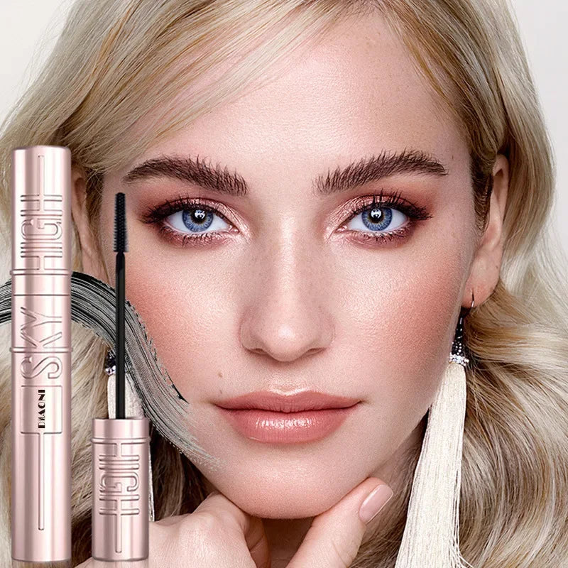 DIAONI Sky-High Lift Mascara Mother's Day Gift Waterproof Smudge-Proof Long-Lasting Curling Natural Defined Separated Lashes Qme