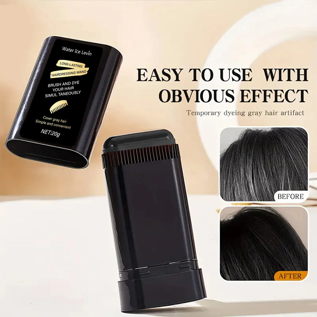 Black Hair Coloring Cream Is Easy to Clean, Long-Lasting and Fast-Acting, Suitable for Temporary Hair Dyeing, and Is a Washable Hair Dye Stick That Is Easy to Apply and Rinse Off Qme