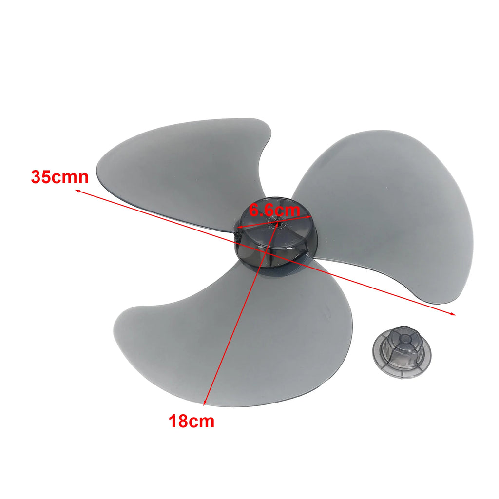16 Inches Big Wind Plastic Fan Blade 3 Leaves For Midea And Other 16inch 400mm Fans Parts Electric Fan Accessories Qme