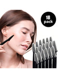 Black Eyebrow Trimmer Scratch Resistant Blades Qme 18pcs