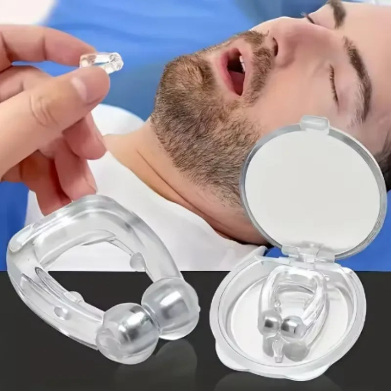 1/3/5/10pcs Anti Snoring Device Magnetic To Stop Snoring Nose Clip For Easy Breathing Improvement Sleep Assistance Apnea Qme