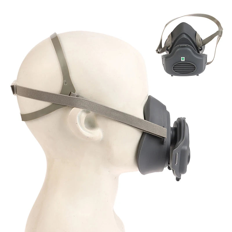 Dust Proof Full Face Gas Mask Formaldehyde Protection 3700 Industrial Qme